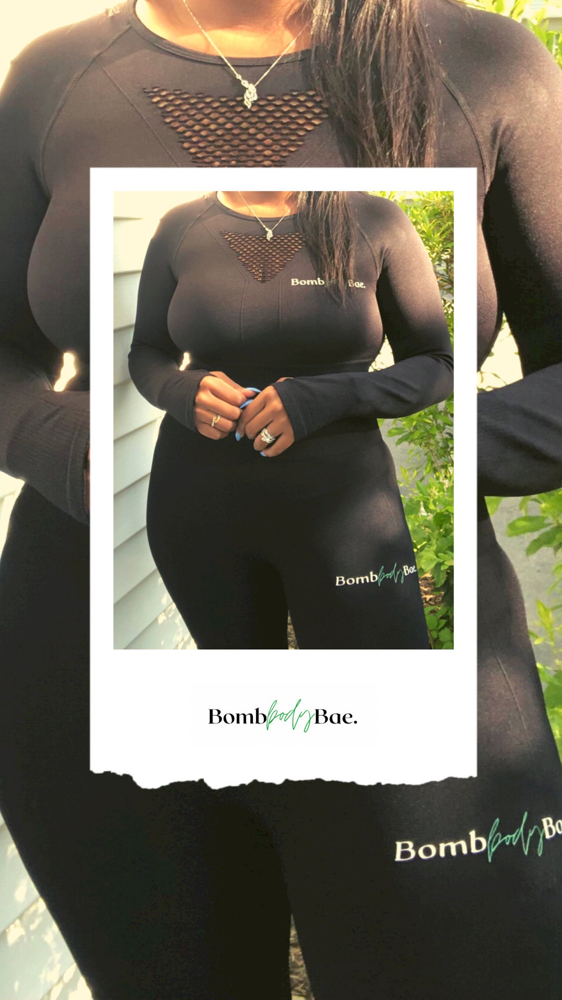 2 Piece Gym Bae Workout Set Etsy