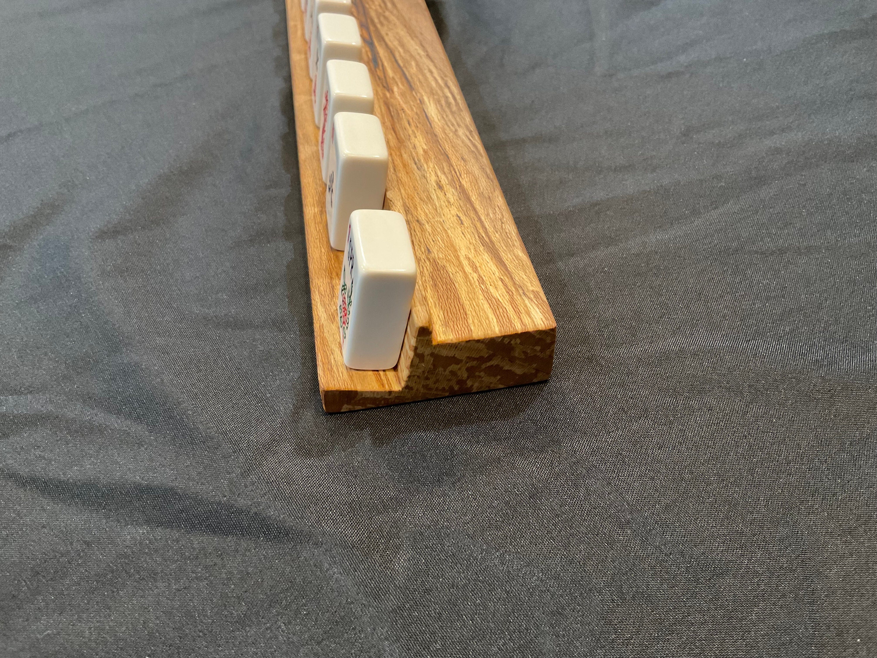 Mah Jongg Tile Rack Made From Spalted Sycamore - Etsy