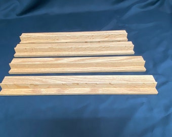 Mah Jongg Tile Rack made from solid Oak
