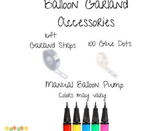 BALLOON GARLAND KIT | Balloon Garland Strip | Balloon Glue Dots | Party Supplies | Balloon Accessories | Balloon Pump | Balloon Chain