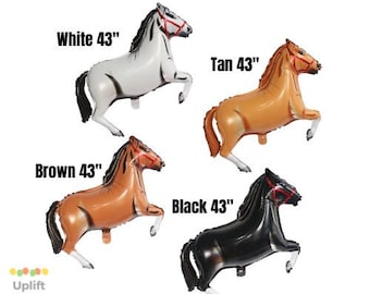 Jumbo Horse Balloons | Western Party | Horse Birthday Party | Rodeo Party | Cowboy Party Balloons | Cowgirl Party Balloons | Pony Party