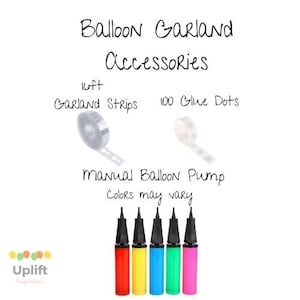 BALLOON GARLAND KIT | Balloon Garland Strip | Balloon Glue Dots | Party Supplies | Balloon Accessories | Balloon Pump | Balloon Chain