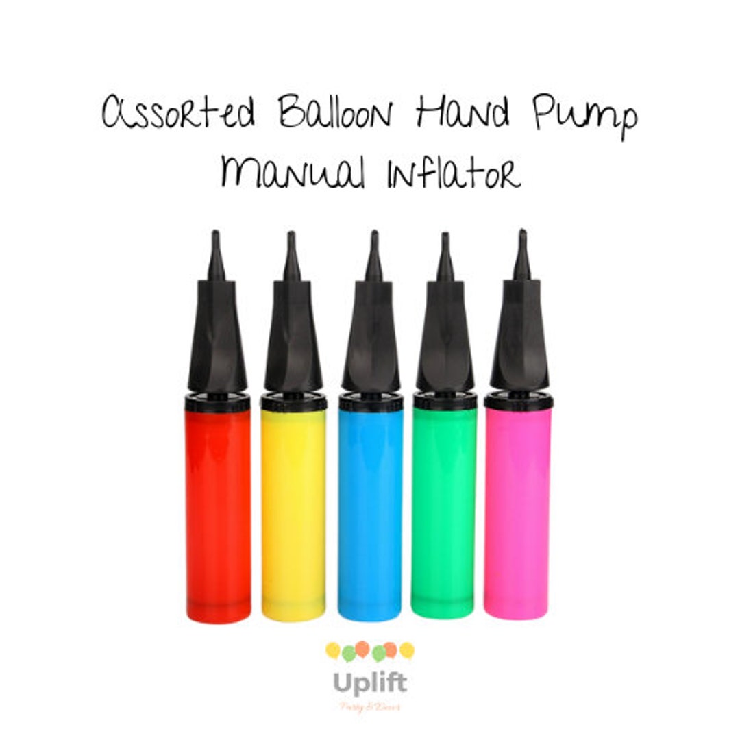 High Quality Manual Balloon Hand Pump Assorted Colors Manual Balloon
