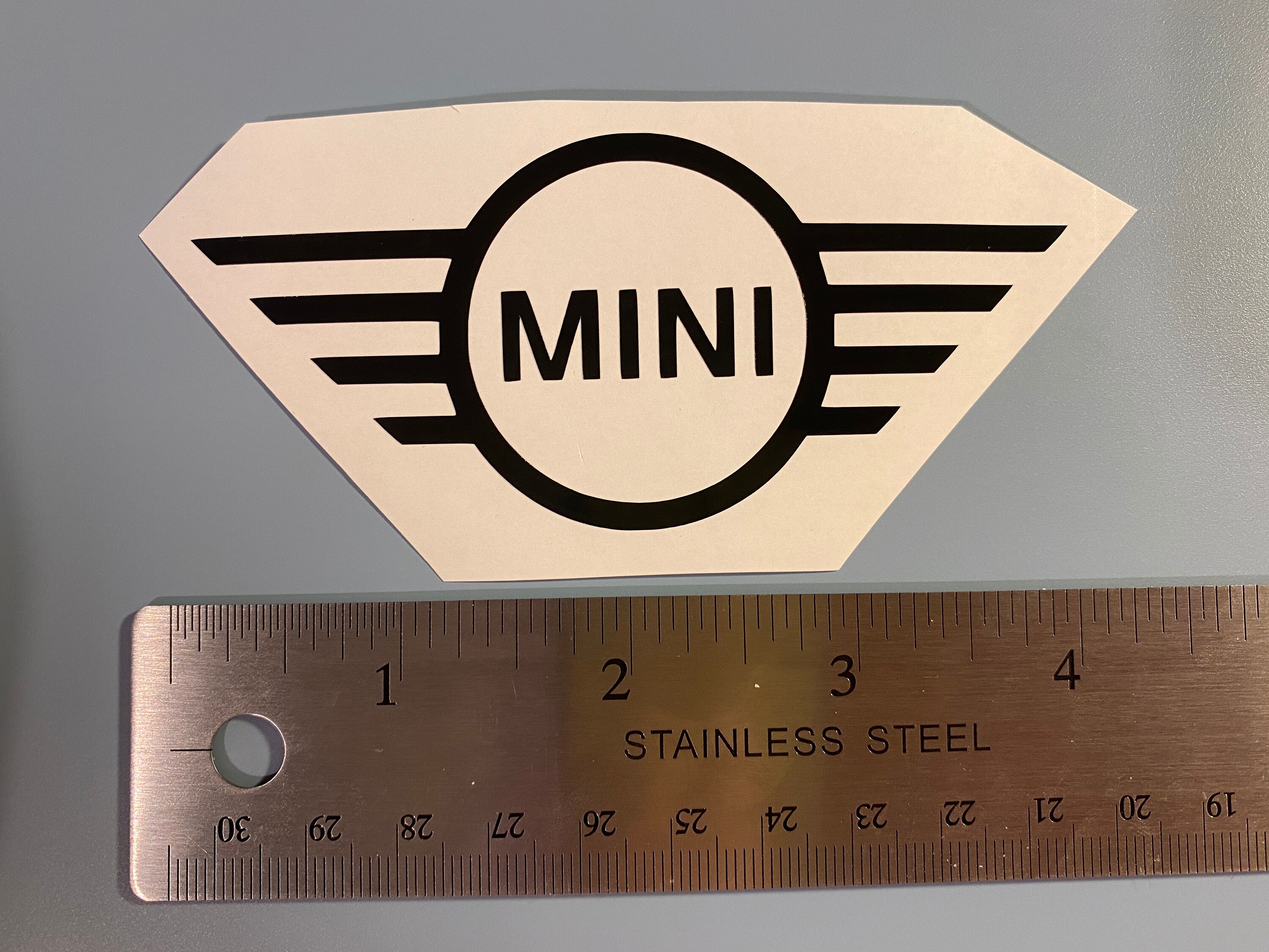 Mini Car Make Logo - Vinyl Sticker - Etsy UK