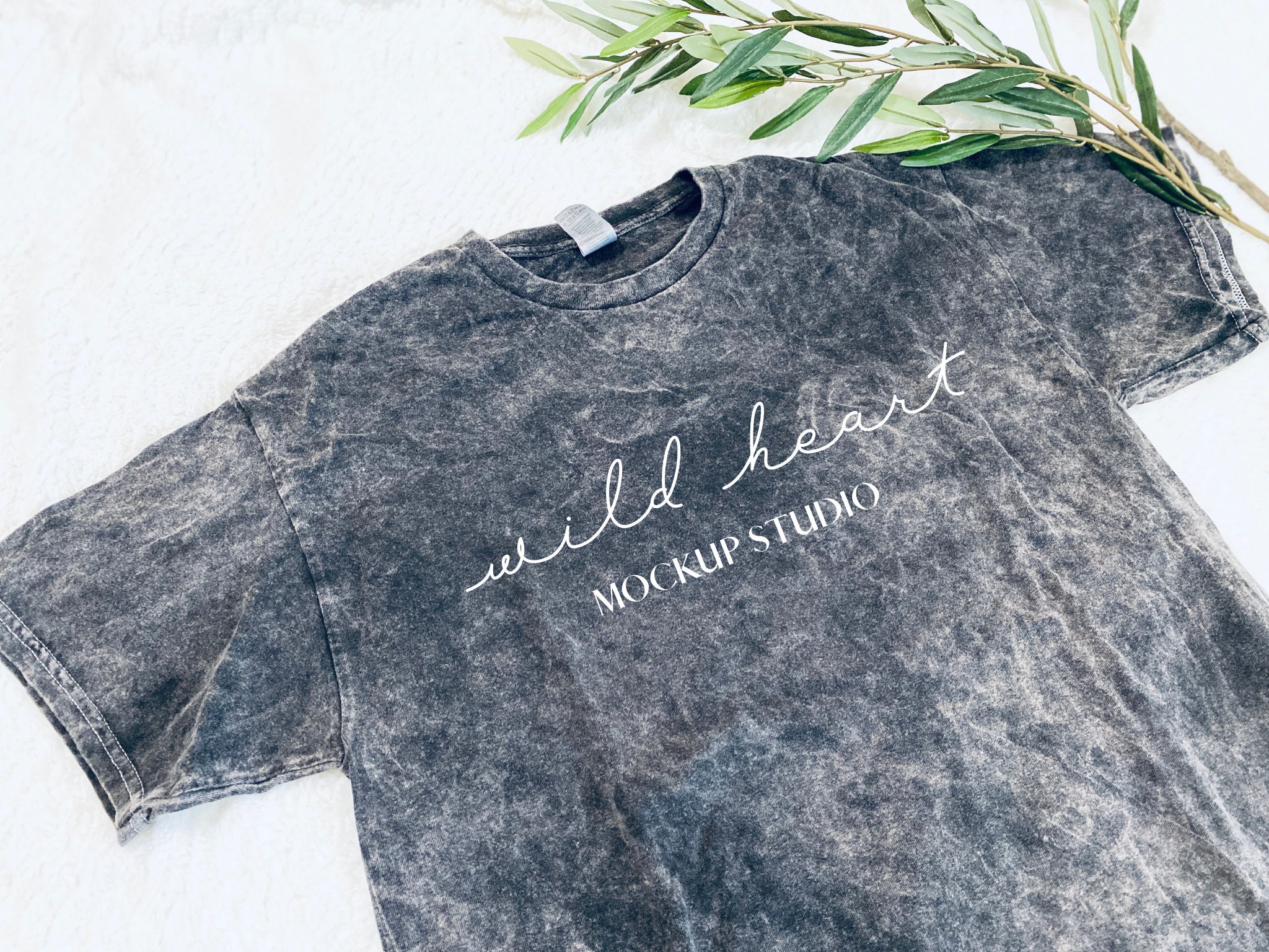 Mineral Wash Black Dyenomite 200MW Flat Lay Boho Etsy