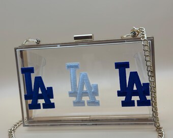 Dodgers Clear Stadium Purse | MLB Stadium Approved Game Day Bag | LA Baseball Fan Gift