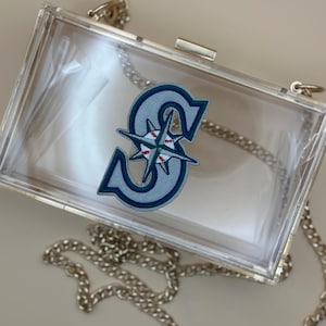 Seattle Mariners Clear Stadium Purse – Custom Game Day Bag – MLB Stadium Approved – Baseball Fan Gift