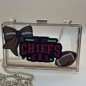 Chiefs Era Clear Stadium Purse  – Game Day Crossbody – NFL Stadium Approved – Football Fan Gift