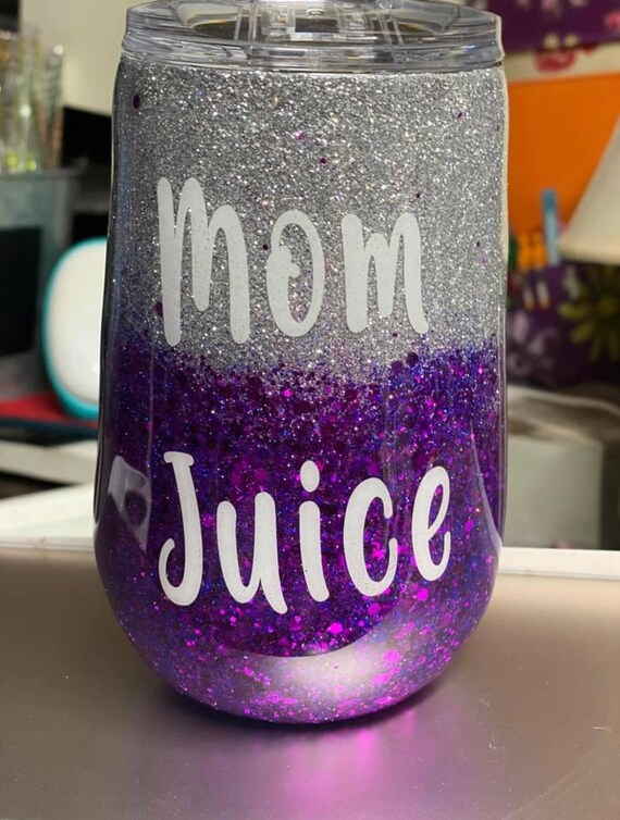 Mom Juice Wine Tumbler Etsy