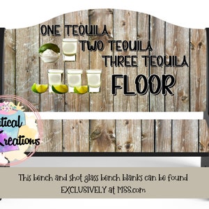 Shot Glass Bench- Sublimation Design Download, Digital Design Download, Shot Glass, Bench