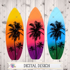 MDF - Oorbellen - Surfplank - Sublimatieontwerp Digitale download