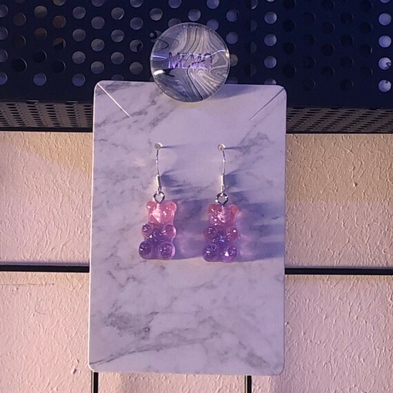 Gummy bear earrings etsy discount