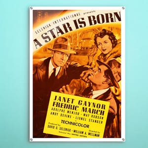 A Star Is Born American Acrylic decor, Amazing wall art of this cinema poster, Iconic gift for room decor supporter and film theatre lover