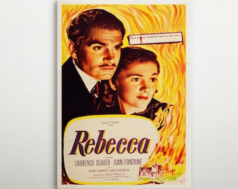 レベッカ 1940年 アメリカ ロマンティック サイコスリラー映画ポスター