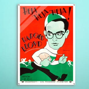 Póster acrílico sueco para estudiantes de primer año, Arte de pared de película clásico de este póster de cine mágico, Regalo excepcional para adictos a los pósteres acrílicos retro.