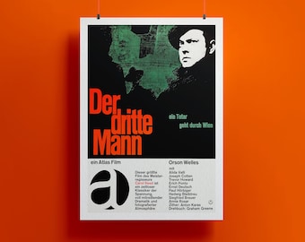 第三の男』のポスター、第三の男のプリント、フィルム・ノワール映画