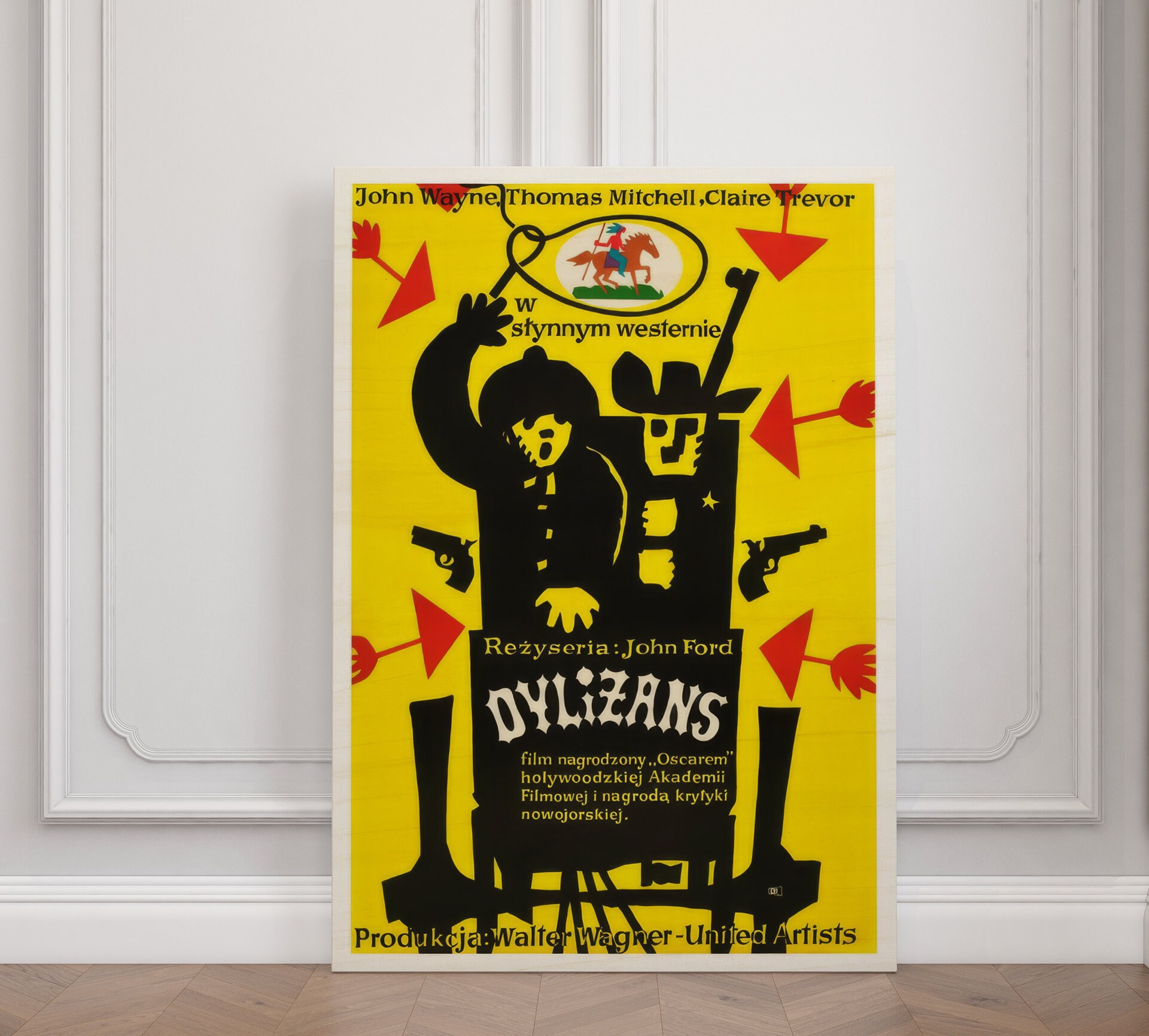 Stagecoach Movie Wooden Poster, Classic Hollywood Decor - Etsy