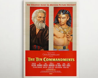 十戒（1956年）ポスター アメリカの宗教ドラマ映画 壁飾り 