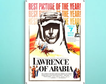 1962年 イギリスの壮大な歴史ドラマ アラビアのロレンス 映画ポスター