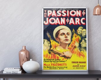 ジャンヌ・ダルクの受難 アメリカンアクリルプリント、この映画
