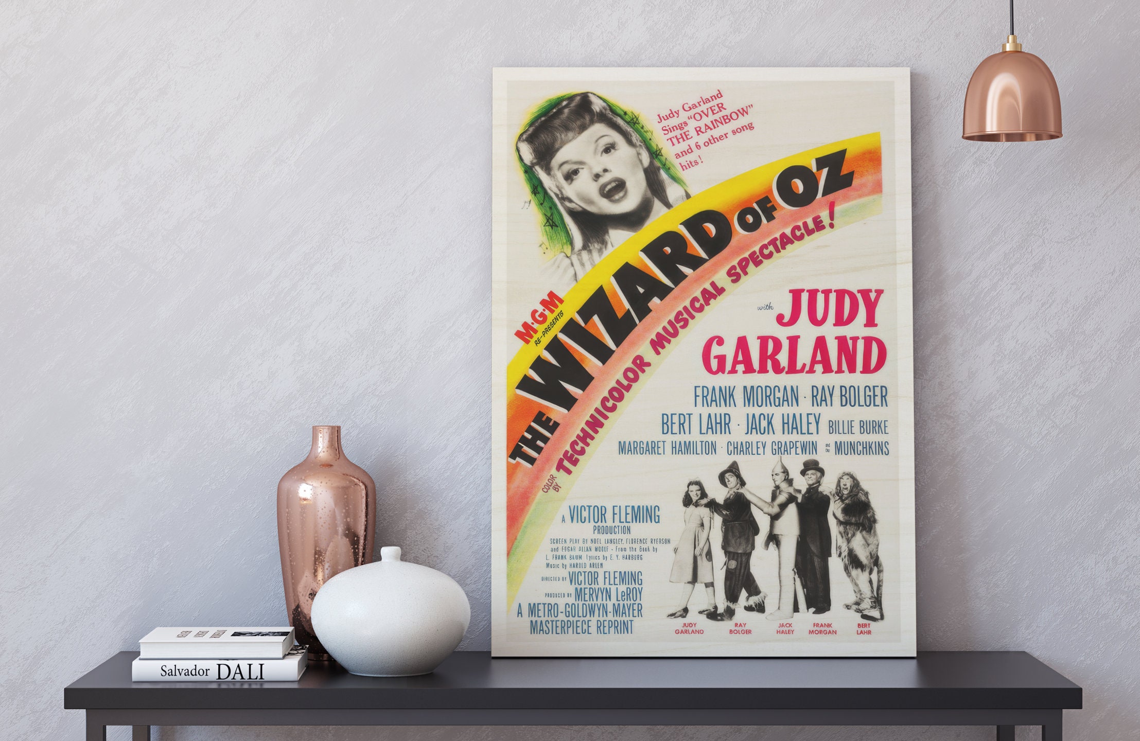 The Wizard of Oz American Wooden Poster, Premium Fan Art of This