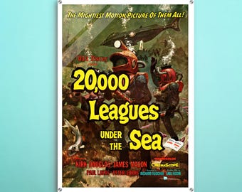 Captain Nemo and the Underwater City. 1969 Original 27.5