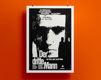第三の男』のポスター、第三の男のプリント、フィルム・ノワール映画