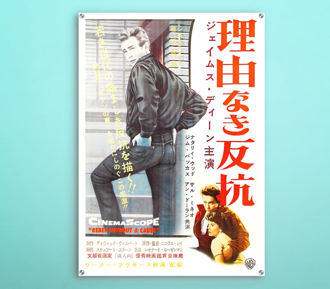 理由なき反抗 日本のアクリルポスター、この魔法の映画ポスターの