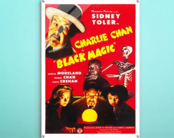 ブラックマジックアメリカンアクリルポスター、この映画ポスターの