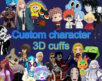 Pulseras Kandi personalizadas con personajes / Pulsera 3D / Anime / Dibujos animados / Personalizadas / Pulsera giratoria