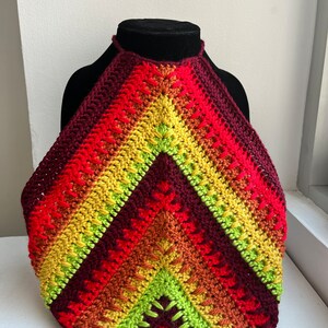 ROYG Crochet Halter Top - S