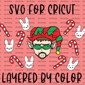 バッドバニーエルフフルラップSVG