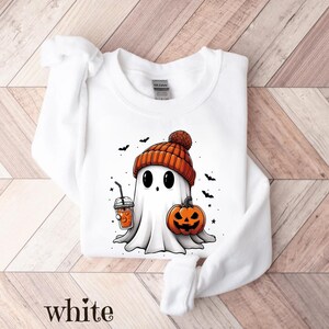 Cute Ghost Sweatshirt, Funny Spooky Sweatshirt, Cute ghost, Womens Ghost Sweatshirt, Spooky Season, Halloween Party Shirt, Fall Ghost Shirt