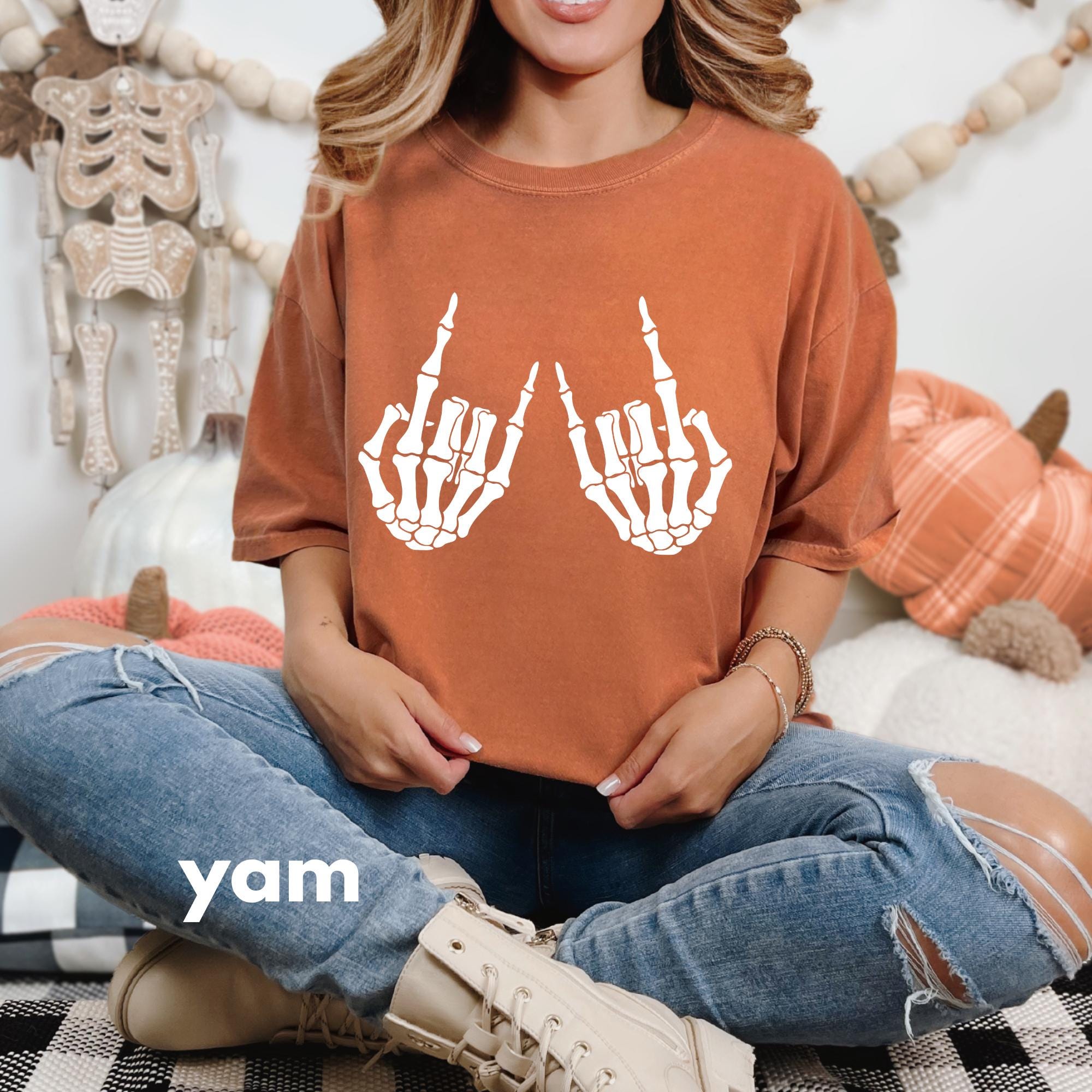 Skeleton Hand T-shirt, Skeleton Shirt, Horror Gift, Skeleton