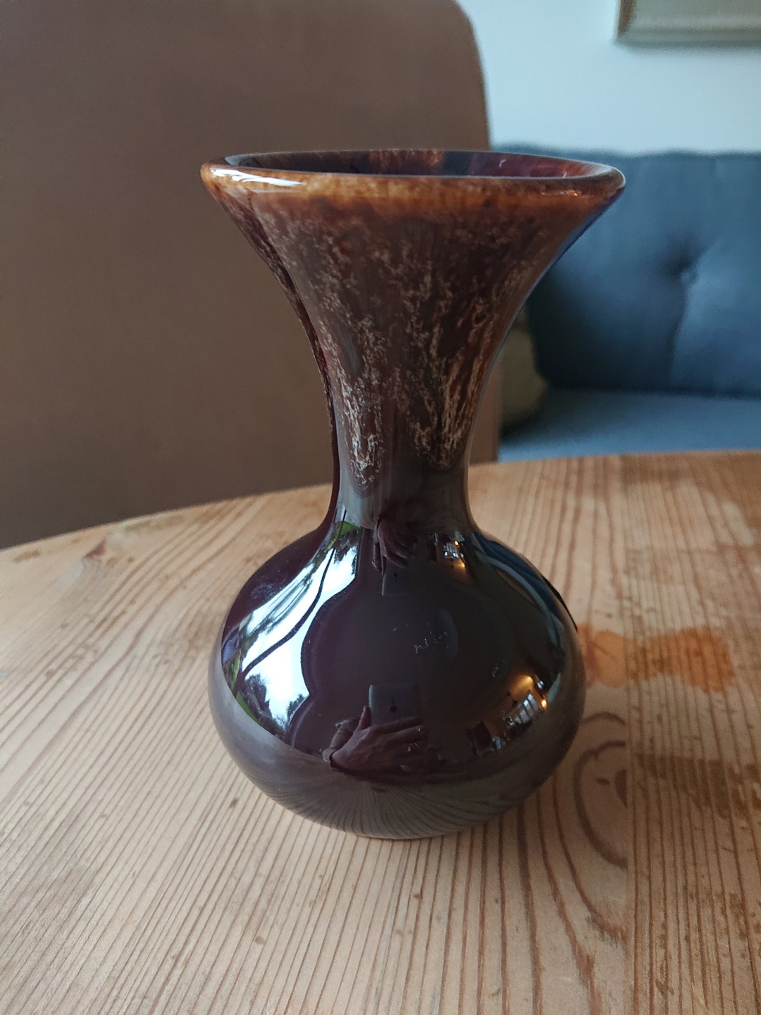 Kernewek Pottery Vintage Small Vase, Made in Cornwall C' 1970's. Etsy UK