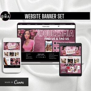 Zestaw banerów internetowych, webKit, zestaw DIY Webkit, zestaw banerów, DIY Shopify Web Banners, DIY Wix Website Banners, zestaw banerów internetowych