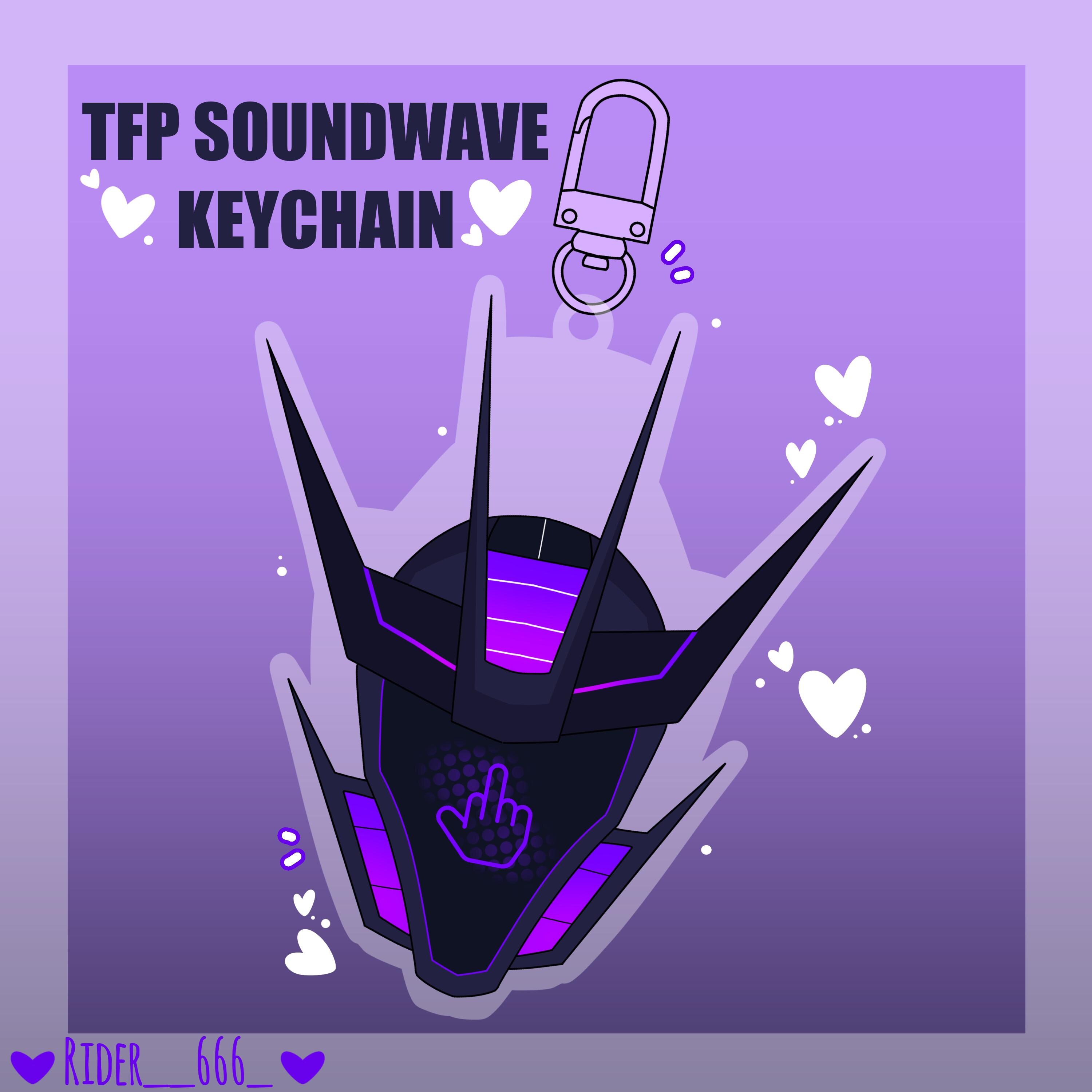 Tfp Keychains Tfp Soundwave Keychain - Etsy