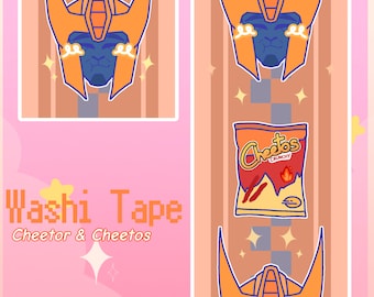 Washi tape Cheetor