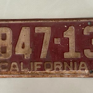 1927 license plate - Etsy 日本