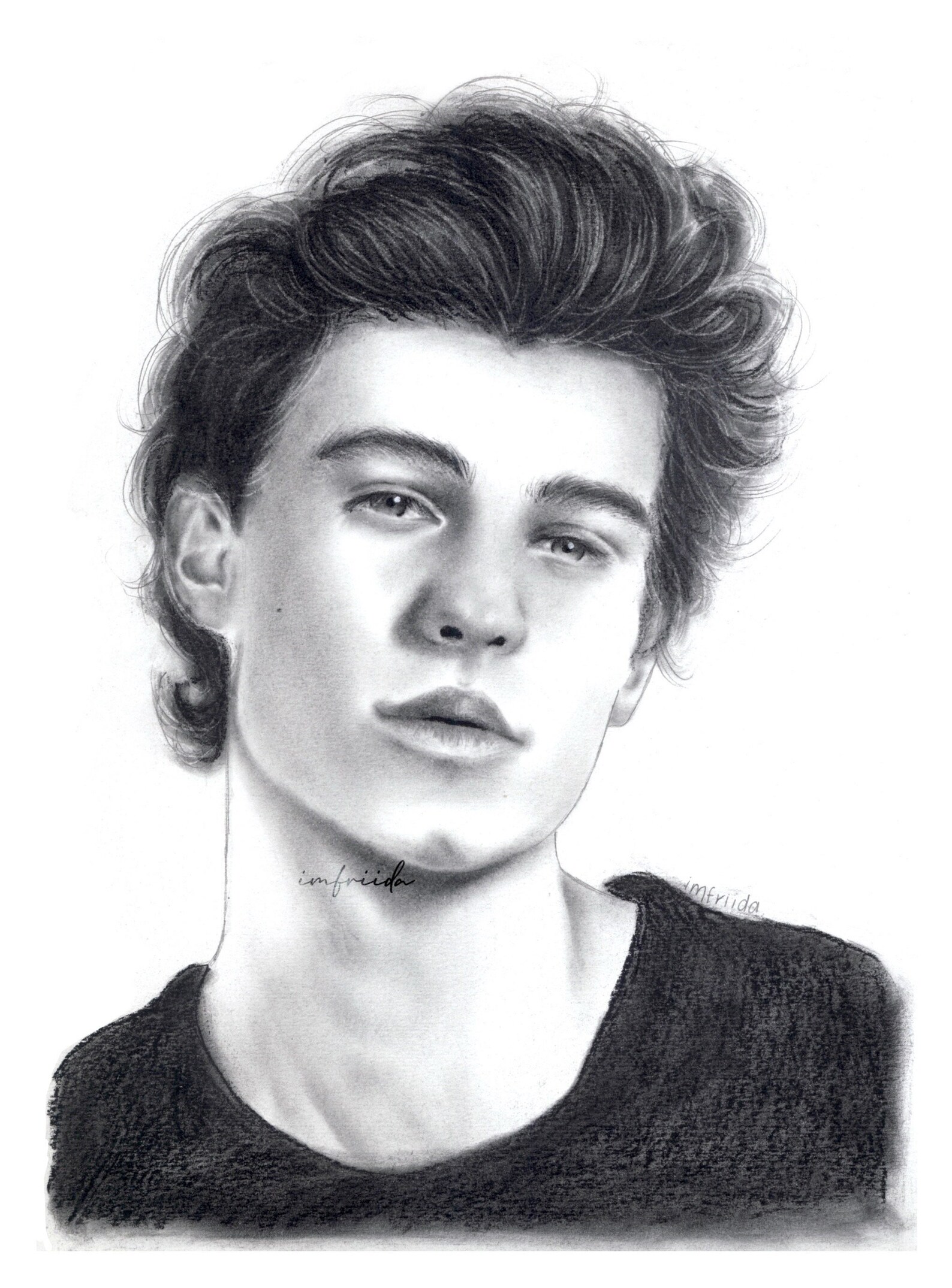 Shawn Mendes Drawing Etsy UK