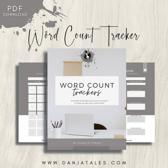 Word Count Tracker | Habit Tracker | Author Resources | Writer Resources | Writing Worksheets