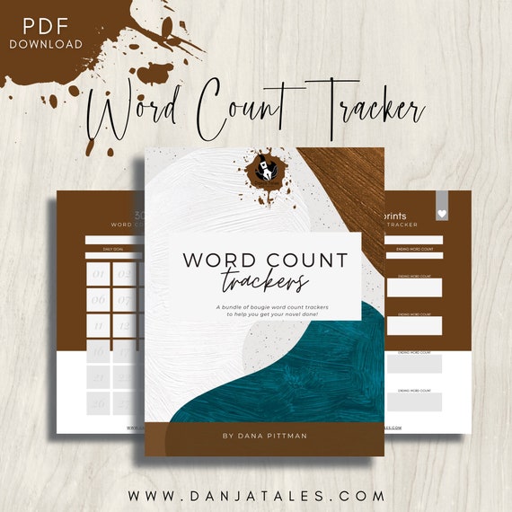 Word Count Tracker | Habit Tracker | Author Resources | Writer Resources | Writing Worksheets