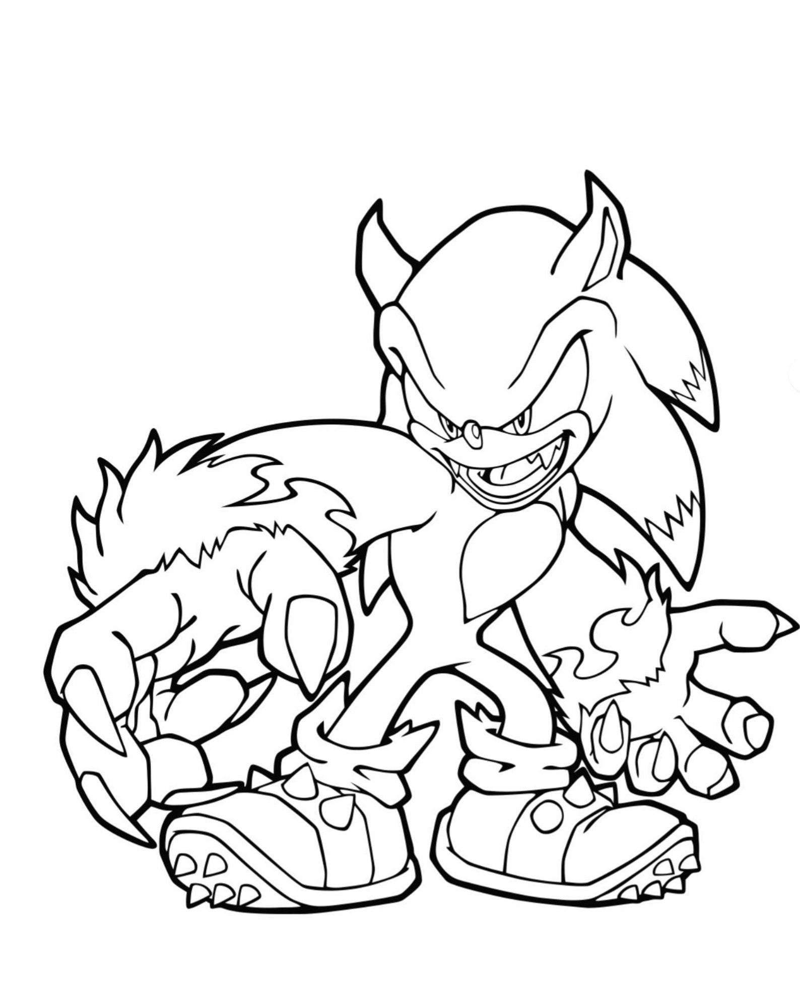 Sonic Coloring Pages 104 Pictures digital Download - Etsy
