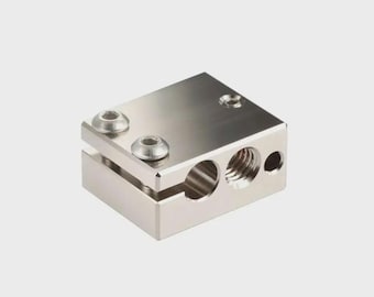 Volcano PT100 Plated Copper Heatblock | High Temp 3D Printer Hotend