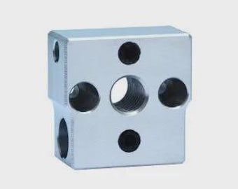CR-6 SE Aluminum Heater Block with Silicone Sock | 3D Printer Hotend Part