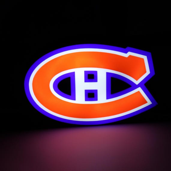 Montreal Canadiens 3D LED Lightbox | Habs Hockey Fan Gift