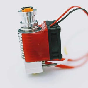 V6 All Metal Hotend Complete Kit 12V or 24V 0.4mm Nozzle 1.75mm Filament | High Temp 3D Printer Hotend Upgrade Ender 3, CR-10, Voron, Reprap