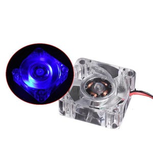 Silent 4010 Cooling Fan With Blue Led – 24v | Ultra-quiet 3d Printer Fan | Ender 3 / Cr-10 / Diy Projects | Led Accent Cooling