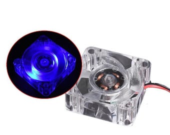 Ultra-Quiet 4010 24V Cooling Fan with Blue LED – 3D Printer, DIY Projects