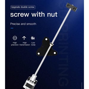 Official Creality Dual Z-Axis Screw Rod Upgrade Kit | For Ender 3 / Ender 3 Pro / Ender 3 V2 | OEM Dual Z Motor Kit | Stability Upgrade